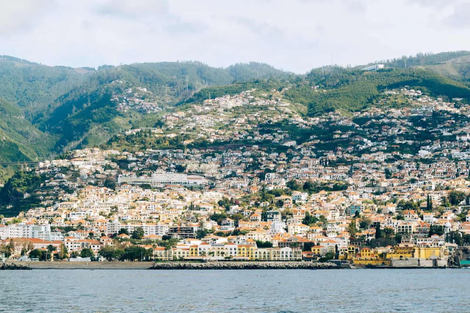 Vedere panoramicǎ peste Funchal, Madeira